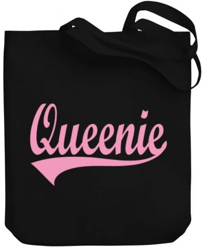 Queenie Baseball Style Canvas Tote Bag 10.5" x 16" x 4 $22.79 Totes