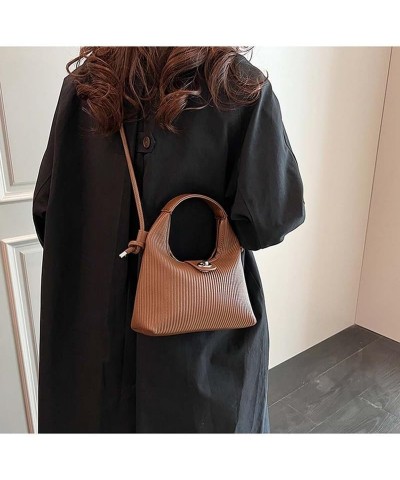 Fashion Women's bucket bag - quilted crossbody bags for women,2023 Autumn New Shoulder Bags Handbags Khaki $18.74 Crossbody Bags