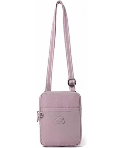 Phone Bag for Women Women's Mobile Phone Messenger Bag Mini Shoulder Bag Canvas Bag Purple $22.34 Crossbody Bags