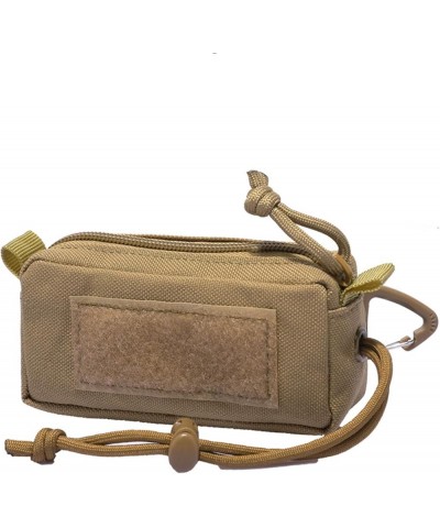 Mini Pouch Bag for Women Men Multifunctional Outdoor Sports Carry-on Zipper Small Key Bag for Running Hiking,brown (Color : B...