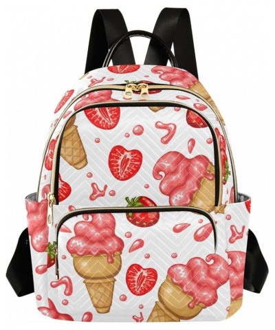 Mini Backpack Purse for Women Lightweight Girls Small Size Ice Cream Strawberry School Teens College Traveling Medium $18.14 ...