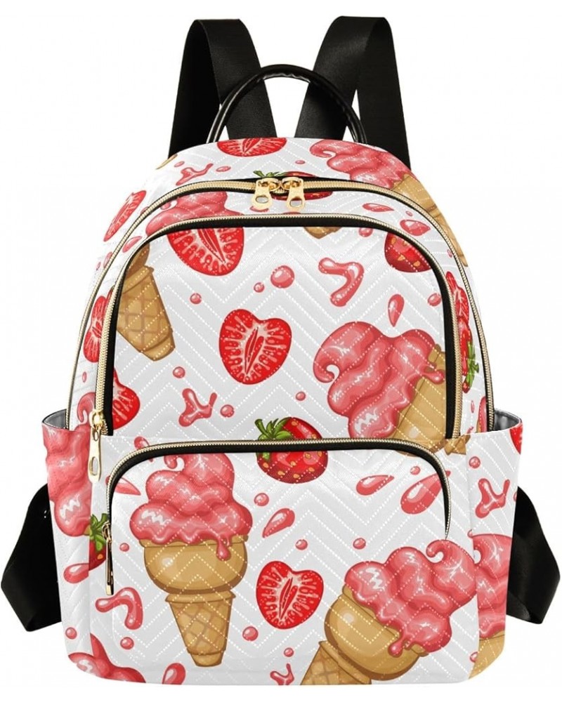 Mini Backpack Purse for Women Lightweight Girls Small Size Ice Cream Strawberry School Teens College Traveling Medium $18.14 ...