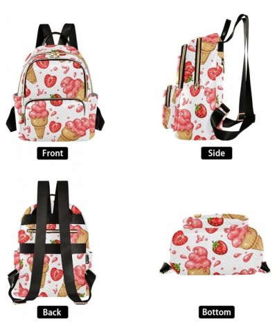 Mini Backpack Purse for Women Lightweight Girls Small Size Ice Cream Strawberry School Teens College Traveling Medium $18.14 ...