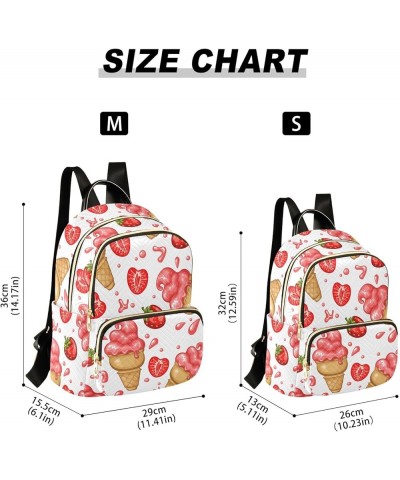 Mini Backpack Purse for Women Lightweight Girls Small Size Ice Cream Strawberry School Teens College Traveling Medium $18.14 ...