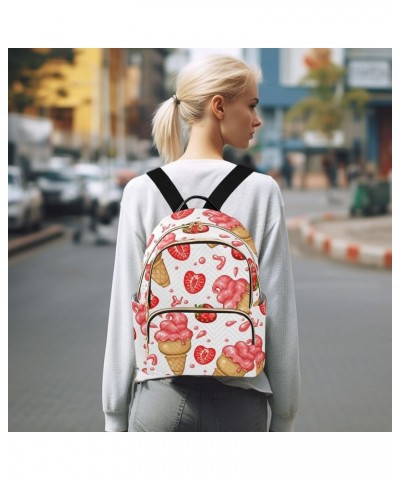 Mini Backpack Purse for Women Lightweight Girls Small Size Ice Cream Strawberry School Teens College Traveling Medium $18.14 ...