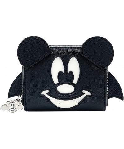 X LASR Exclusive Disney Mickey Bat Zip Wallet - Black - Fashion Accessory Cute Wallet Halloween Bats Goth Festival Rave $18.7...