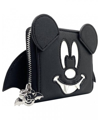 X LASR Exclusive Disney Mickey Bat Zip Wallet - Black - Fashion Accessory Cute Wallet Halloween Bats Goth Festival Rave $18.7...