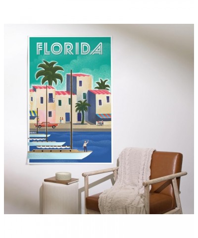 36x54 Inch Giclee Print, Florida, Lithograph $44.10 Totes