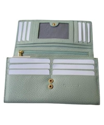 Vera Pelle Womens wallet Mint 14 Cards Made in Italy Italian Leather $59.52 Wallets