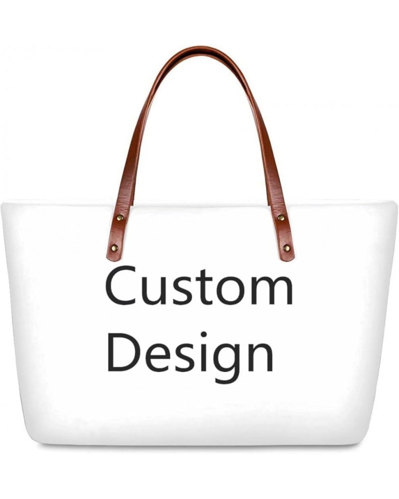 Tote Bags for Women Art Tote Satchel Handbags For Gym School Travel Customizable $19.32 Totes