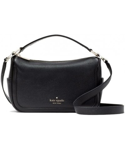 kate spade handbag for women Smoosh collection leather crossbody purse Black $62.90 Crossbody Bags