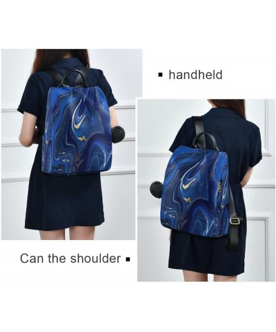 Women Backpack Purse Emerald Marble Backpack for Women Anti-theft Shoulder Bag Carry On Backpack Lightweight Rucksack Fashion...