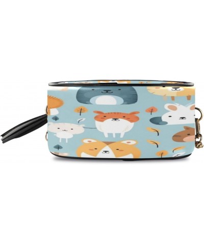 Crossbody Purse Small Crossbody Bags Shoulder Handbags Rabbit Cat Lion for Women $11.25 Shoulder Bags