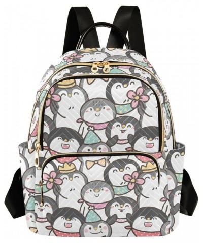 Penguins Backpack Purse for Women Small Mini Women's Fashion Backpack Back Pack Weekend Bag,M Small $17.84 Backpacks