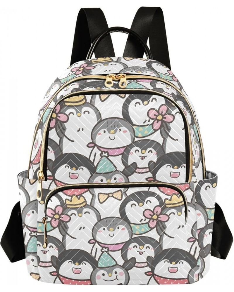 Penguins Backpack Purse for Women Small Mini Women's Fashion Backpack Back Pack Weekend Bag,M Small $17.84 Backpacks