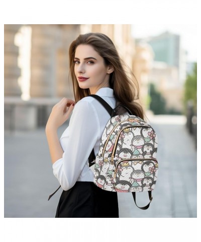 Penguins Backpack Purse for Women Small Mini Women's Fashion Backpack Back Pack Weekend Bag,M Small $17.84 Backpacks