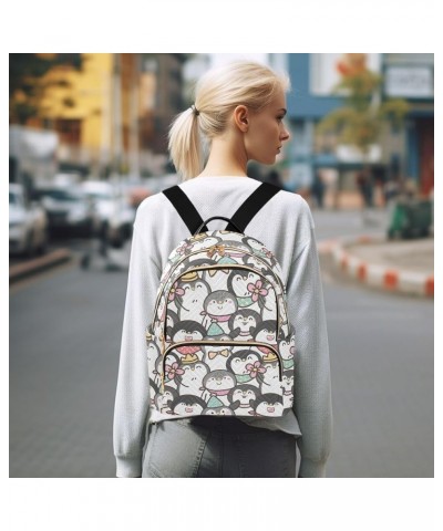 Penguins Backpack Purse for Women Small Mini Women's Fashion Backpack Back Pack Weekend Bag,M Small $17.84 Backpacks