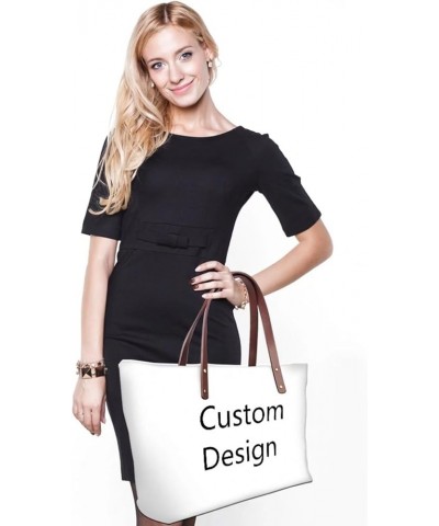 Tote Bags for Women Art Tote Satchel Handbags For Gym School Travel Customizable $19.32 Totes