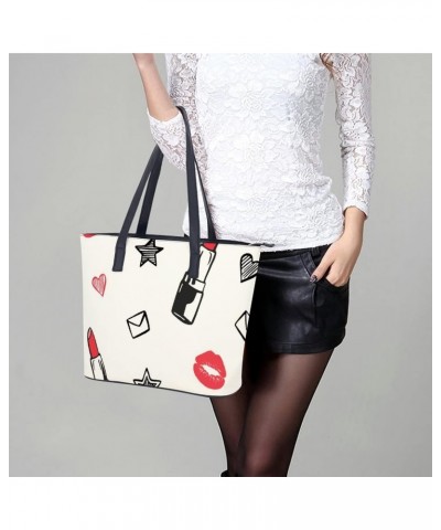 Womens Handbag Lipstick Leather Tote Bag Top Handle Satchel Bags For Lady $19.94 Totes