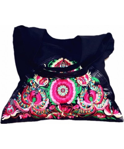 Chinese Traditional Embroidered Vintage Casual Handbag Women's National Wind Canvas Shoulder Bag Coin Flower $24.18 Shoulder ...