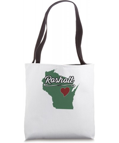 ROSHOLT - Wisconsin | WI USA - City State Souvenir - Tote Bag $16.50 Totes