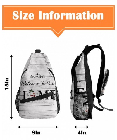 Crossbody Bags for Men Women Waterproof Sling Bag Shoulder Chest Bag Backpack Daypack for Hiking Travel Sports Running Snowma...