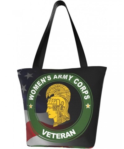 Womens Army Corps Veteran Fashion Shoulder Bag Large Capacity For Man Or Woman $21.69 Totes