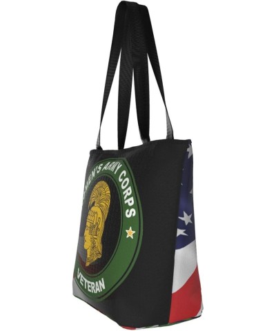 Womens Army Corps Veteran Fashion Shoulder Bag Large Capacity For Man Or Woman $21.69 Totes