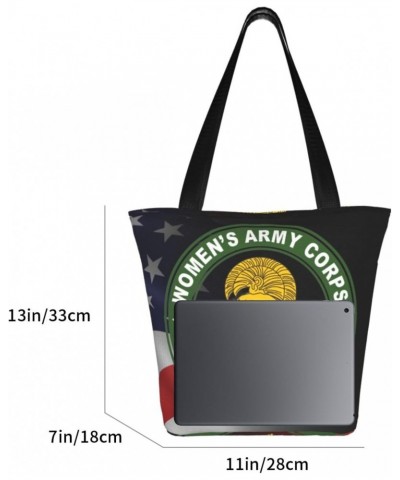 Womens Army Corps Veteran Fashion Shoulder Bag Large Capacity For Man Or Woman $21.69 Totes