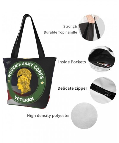 Womens Army Corps Veteran Fashion Shoulder Bag Large Capacity For Man Or Woman $21.69 Totes