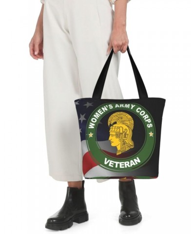 Womens Army Corps Veteran Fashion Shoulder Bag Large Capacity For Man Or Woman $21.69 Totes