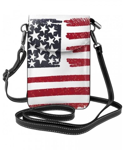 Small Crossbody Phone Bags for Women Leather Cell Phone Purse Lightweight Cell Phone Wallet Girls American Flag2 $14.49 Cross...