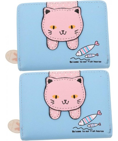 2pcs Coin Purse Wallet for Phone Leather Wallets Cartoon Wallet Small Change Pouch Kawaii Wallet Trifold Wallets Women Pu Cha...