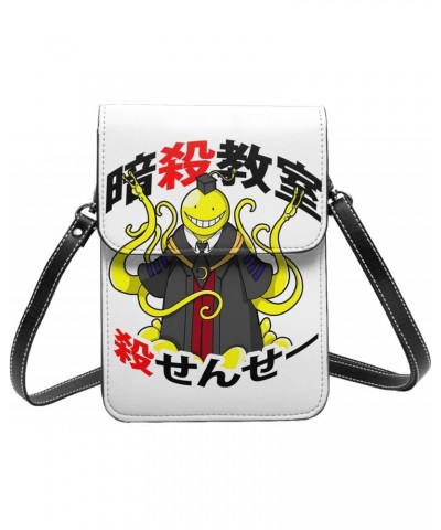 Anime Assassination Classroom Small Cell Phone Purse Woman'S Fashion Small Mini Shoulder Bag Crossbody Bags 7.5x5.3 Inches $1...