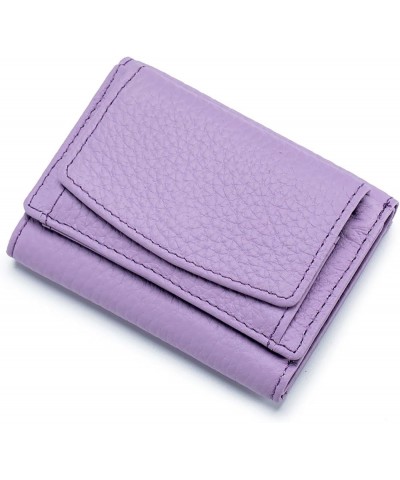 Women'S Solid Color Pu Crossbody Bag - Small Shoulder Bag With Square Design Purple $9.46 Wallets