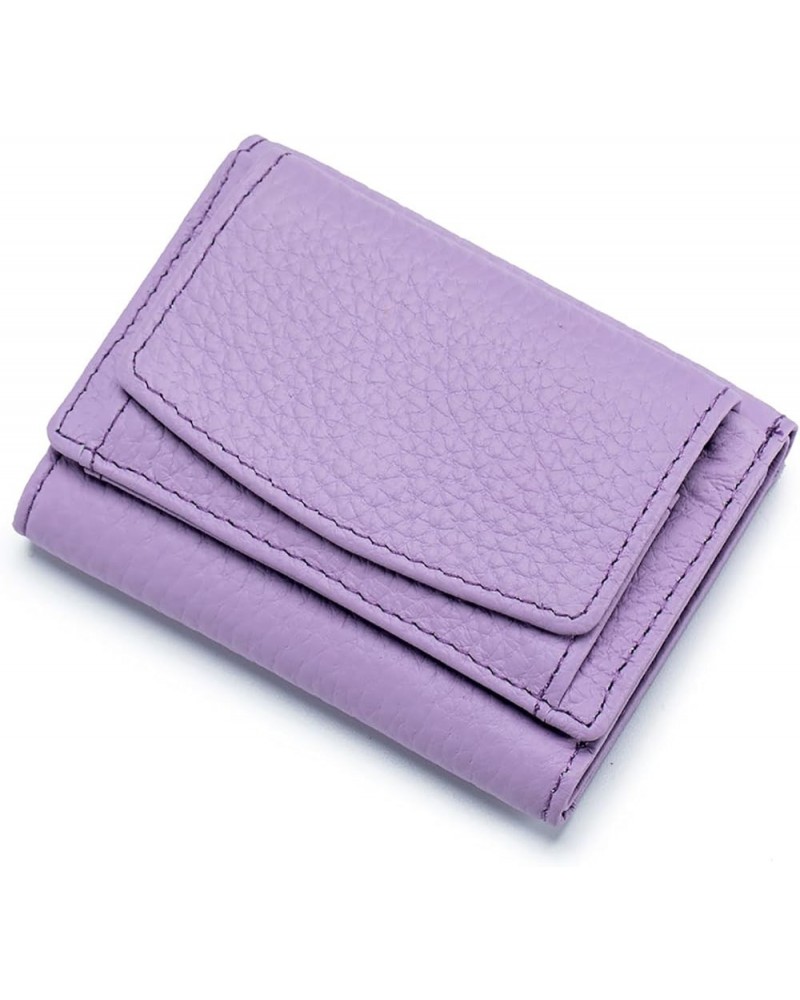 Women'S Solid Color Pu Crossbody Bag - Small Shoulder Bag With Square Design Purple $9.46 Wallets