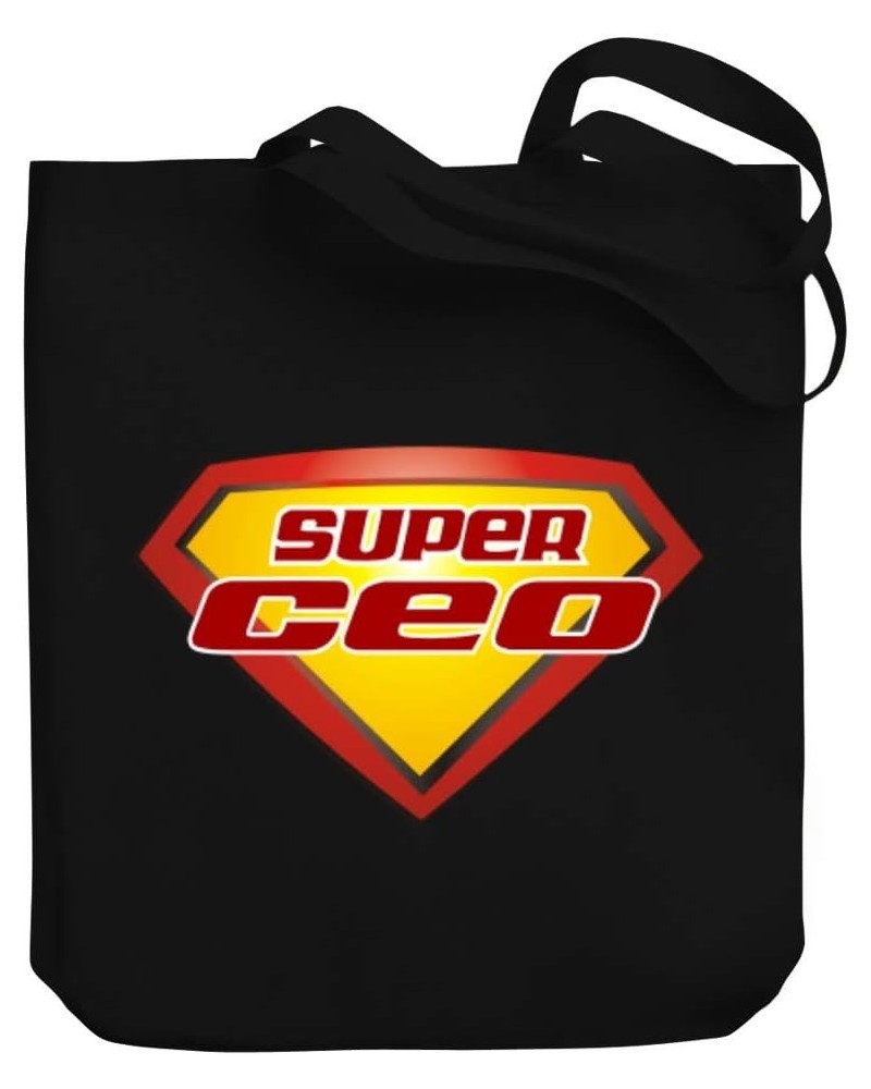 SUPER Ceo Canvas Tote Bag 10.5" x 16" x 4 $21.19 Totes