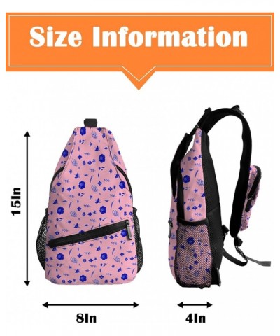 Sling Bag Crossbody Bag for Women Men Retro Sunflower Digital Video Painting Waterproof Hiking Backpack Lightweight Chest Sho...