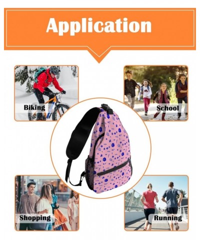 Sling Bag Crossbody Bag for Women Men Retro Sunflower Digital Video Painting Waterproof Hiking Backpack Lightweight Chest Sho...