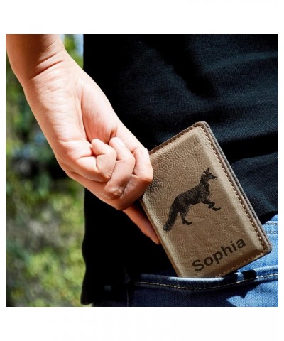 ID Holder Wallet, Bull Rider Cowboy, Personalized Engraving Included (Dark Brown) Dark Brown $13.72 Wallets