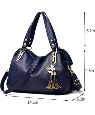 Women Shoulder Handbags and Purses Top-Handle Bags PU Leather Crossbody Bags Pink $29.27 Handbags