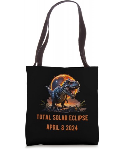 2024 Total Solar Eclipse Encounter with Majestic Dinosaurs Tote Bag $8.40 Totes