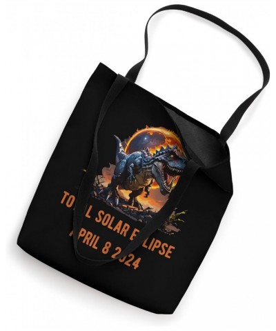 2024 Total Solar Eclipse Encounter with Majestic Dinosaurs Tote Bag $8.40 Totes