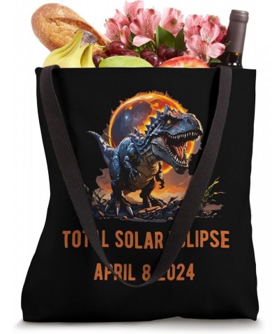 2024 Total Solar Eclipse Encounter with Majestic Dinosaurs Tote Bag $8.40 Totes