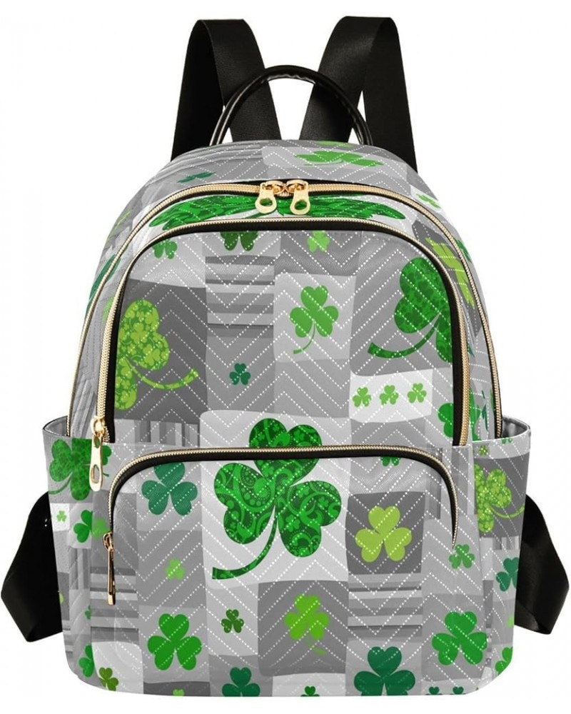 Fashion Backpack Mini Backpack Purse Casual Daily Backpack Floral Clover Shamrocks for Travel for College Work Medium $20.89 ...