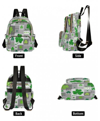 Fashion Backpack Mini Backpack Purse Casual Daily Backpack Floral Clover Shamrocks for Travel for College Work Medium $20.89 ...