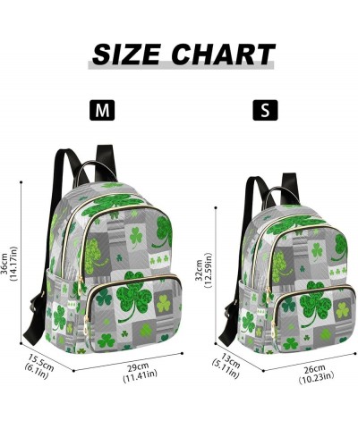 Fashion Backpack Mini Backpack Purse Casual Daily Backpack Floral Clover Shamrocks for Travel for College Work Medium $20.89 ...