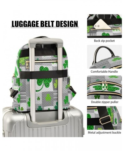 Fashion Backpack Mini Backpack Purse Casual Daily Backpack Floral Clover Shamrocks for Travel for College Work Medium $20.89 ...