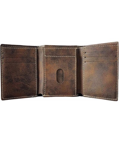 Harrison Irish Coat of Arms Rustic Leather Wallet $14.08 Wallets