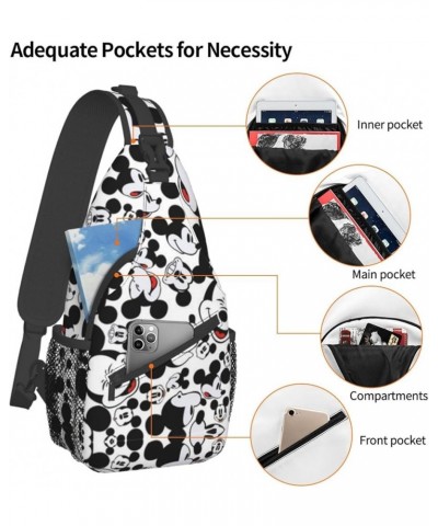 Anime Crossbody Backpack For Women Men Cartoon Chest Bag Purse Travel Sports Hiking Daypack Bags Cute Sling Bag.1 (1) Q4 One ...